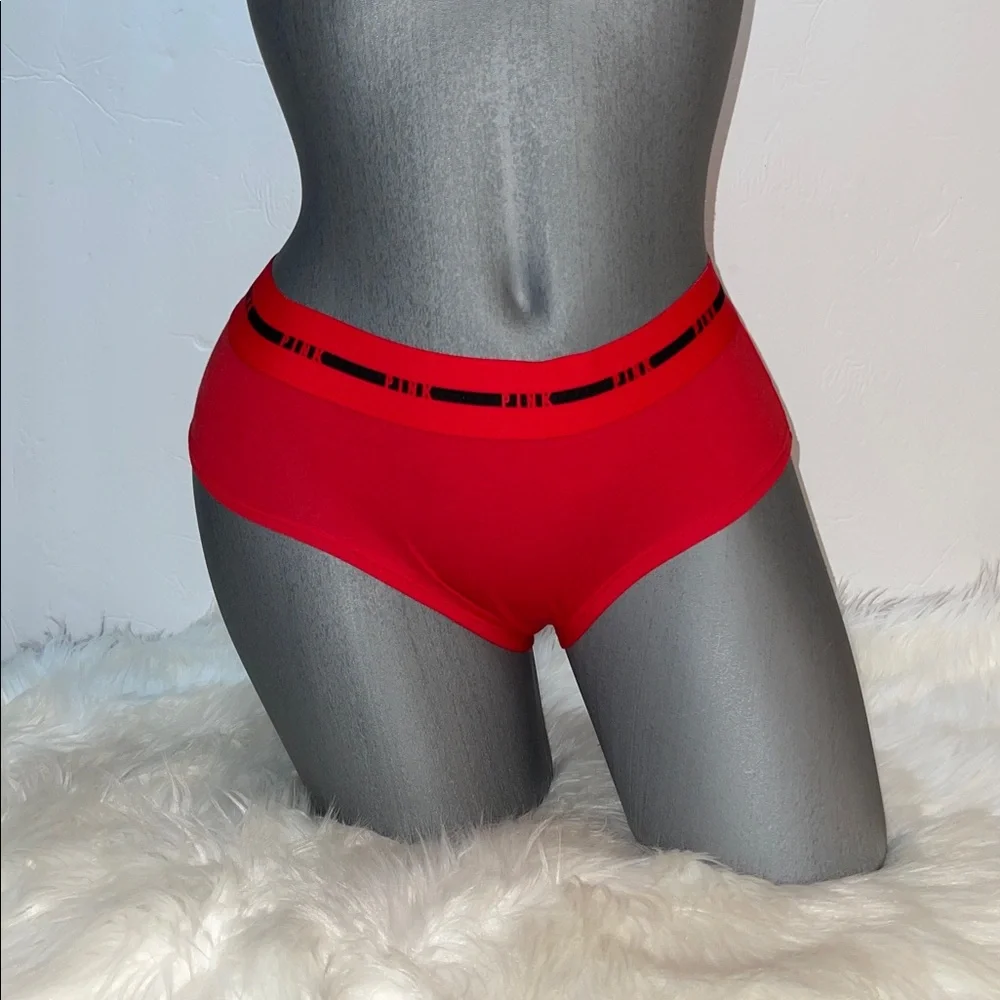 Victoria’s Secret Pink Logo Hipster Underwear Panty. NWT
